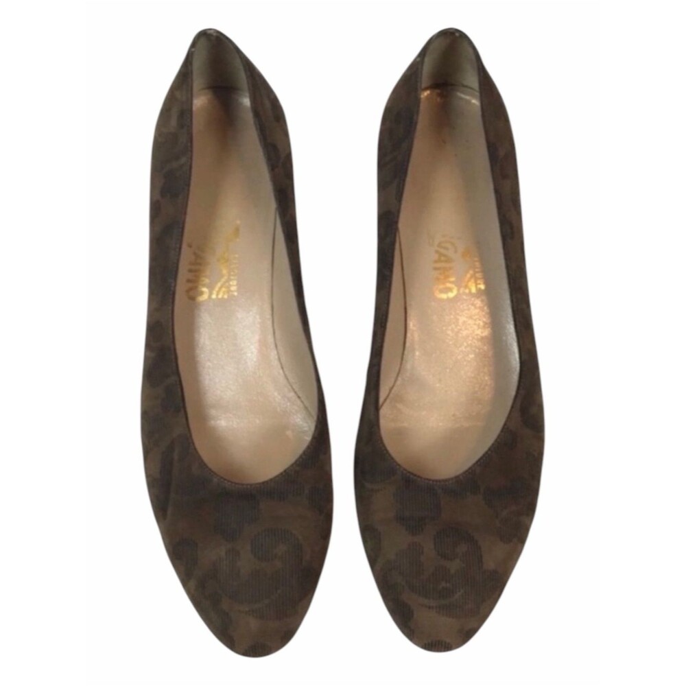 Salvatore Ferragamo Brown Pumps Size 9.5